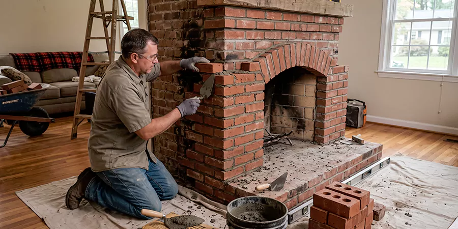 Rebuild Stone Fireplace Redondo Beach
